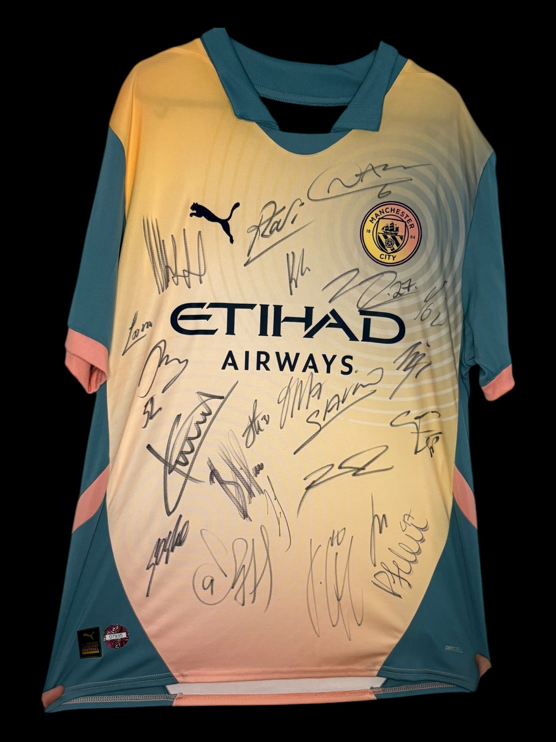 MANCHESTER CITY MULTI SIGNED SHIRT
